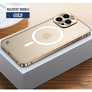 Metal Frame Magnetic charging iPhone Case(5% automatic discount on new arrivals) - Partner iPhone