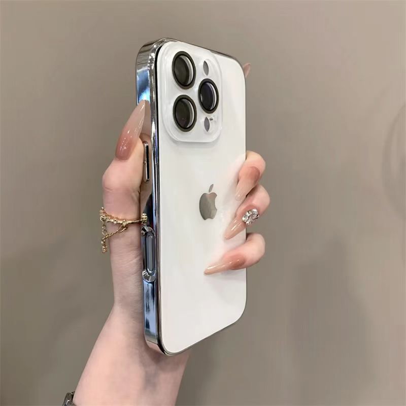 Luxury ice lens protective film iPhone protective case