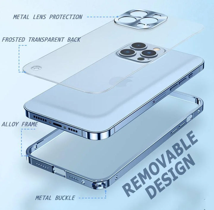 Metal Frame Magnetic charging iPhone Case（5% automatic discount on new arrivals） - Partner  iPhone