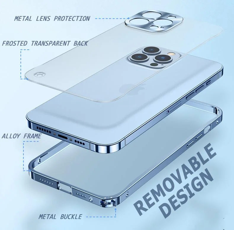 Metal Frame Magnetic charging iPhone Case（5% automatic discount on new arrivals） - Partner  iPhone