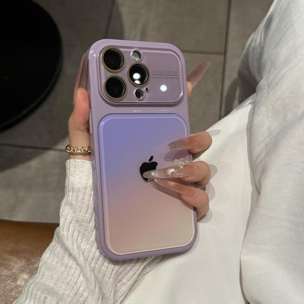 New Gradient Lens Protective iPhone Case