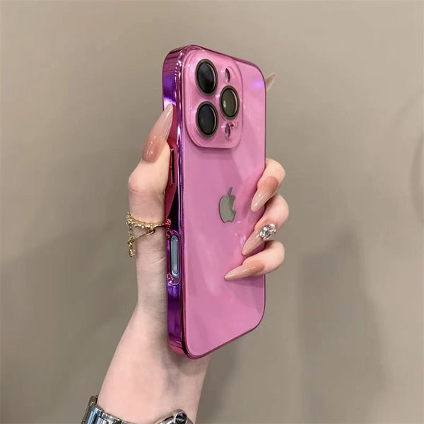 Luxury ice lens protective film iPhone protective case