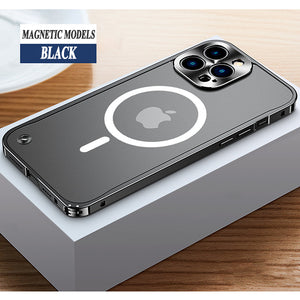 Metal Frame Magnetic charging iPhone Case（5% automatic discount on new arrivals） - Partner  iPhone