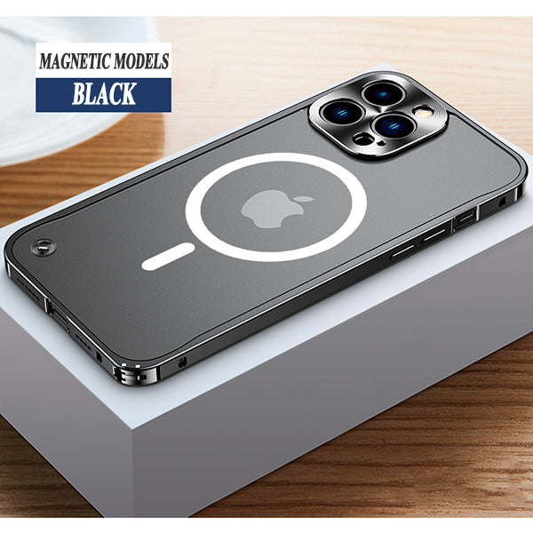 Metal Frame Magnetic charging iPhone Case（5% automatic discount on new arrivals） - Partner  iPhone