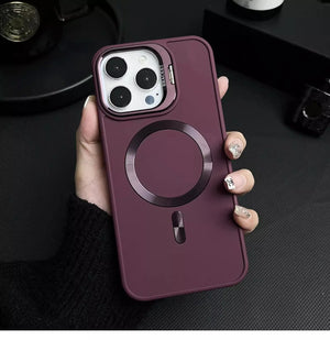 METAL CAMERA HOLDER MAGNETIC PHONE CASE FOR IPHONE（5% automatic discount on new arrivals） - Partner iPhone