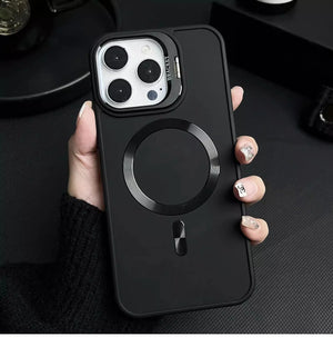 METAL CAMERA HOLDER MAGNETIC PHONE CASE FOR IPHONE（5% automatic discount on new arrivals） - Partner iPhone