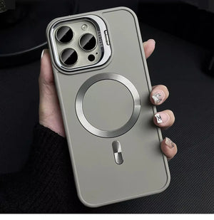 METAL CAMERA HOLDER MAGNETIC PHONE CASE FOR IPHONE（5% automatic discount on new arrivals） - Partner iPhone