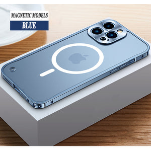 Metal Frame Magnetic charging iPhone Case（5% automatic discount on new arrivals） - Partner  iPhone