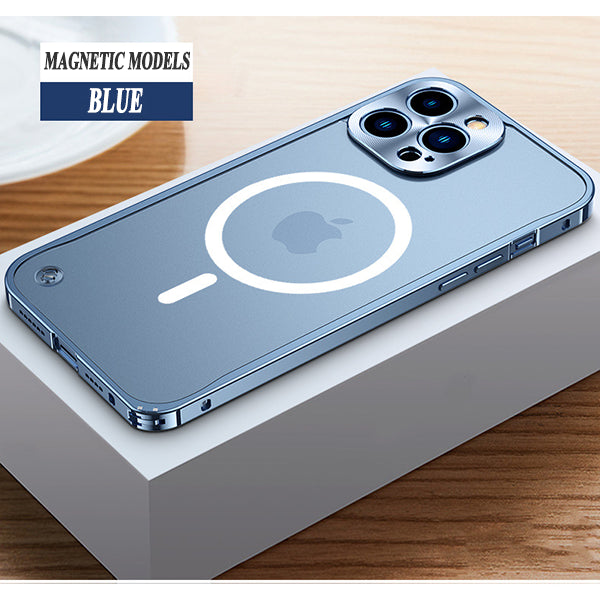 Metal Frame Magnetic charging iPhone Case（5% automatic discount on new arrivals） - Partner  iPhone