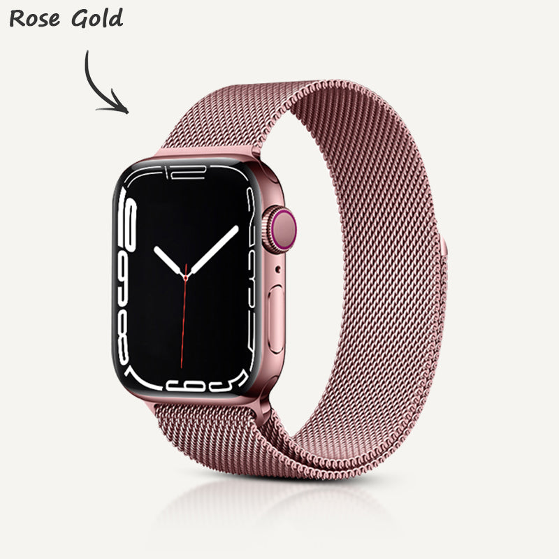 Apple Watch Series | Stainless Steel Alloy Magnetic Strap - Partner  iPhone