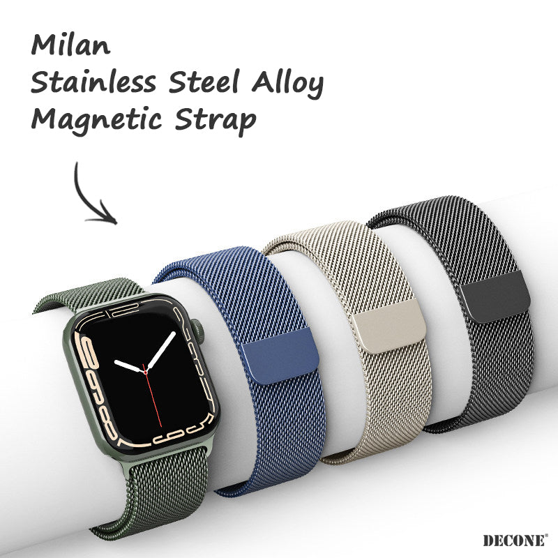 Apple Watch Series | Stainless Steel Alloy Magnetic Strap - Partner  iPhone