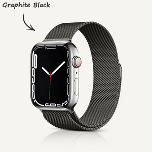 Apple Watch Series | Stainless Steel Alloy Magnetic Strap - Partner  iPhone