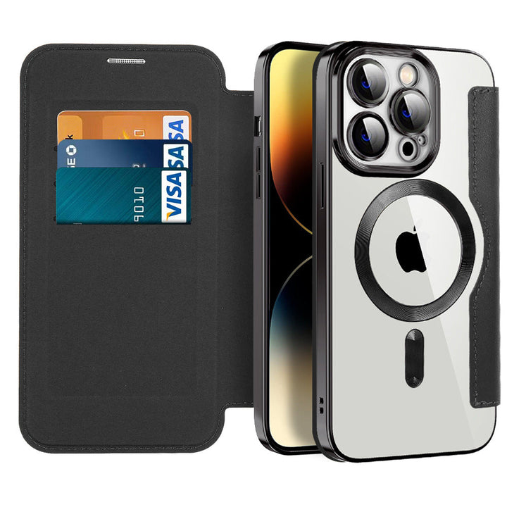 Ultra-thin Flip Cover Magnetic Adsorption Shockproof iPhone Case（5% automatic discount on new arrivals） - Partner  iPhone